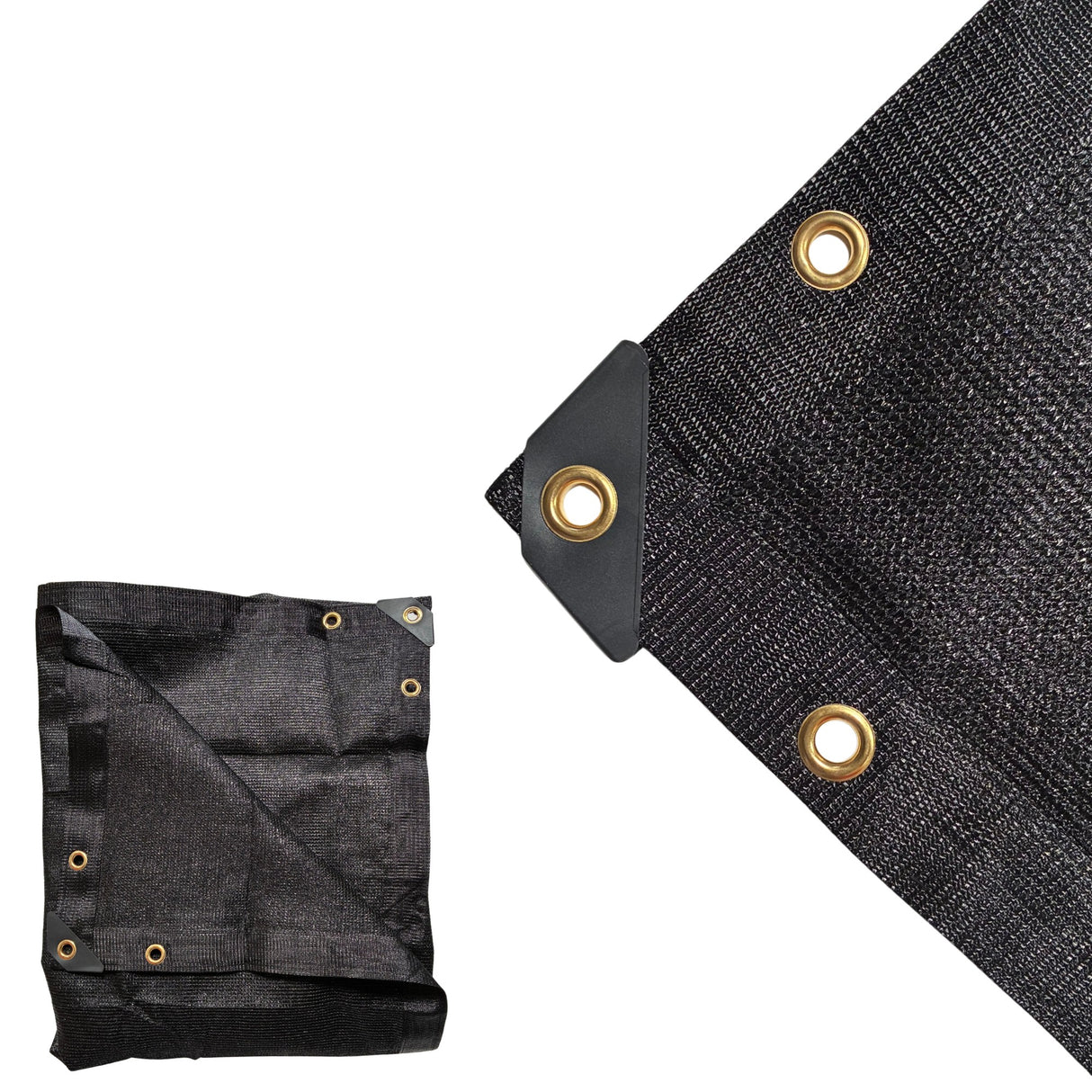 95% Industrial Privacy Black Mesh Tarp