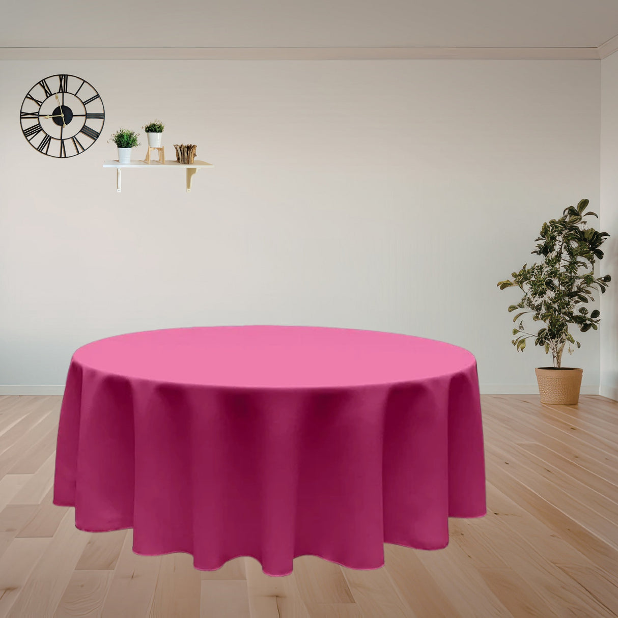 Premium Polyester Round Tablecloth (Made in USA)