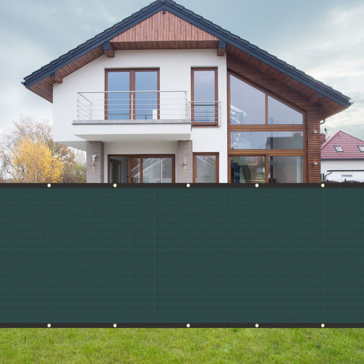 95% Privacy Green Mesh Tarp