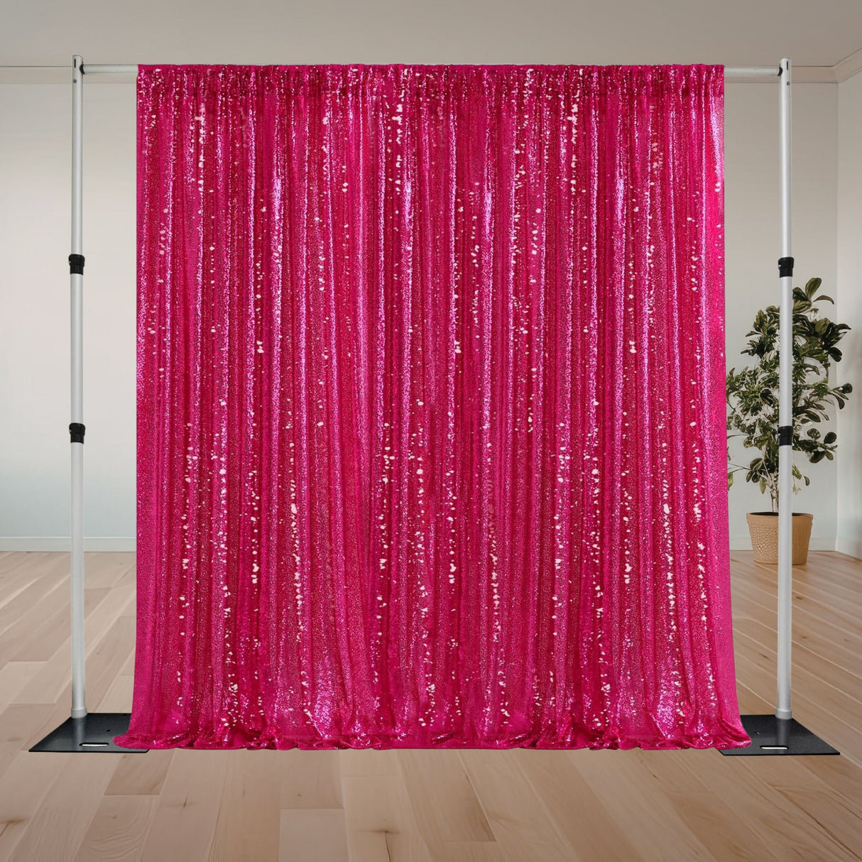 Premium Sequin Curtain Backdrop Panel (5' x 12') (Made in USA)