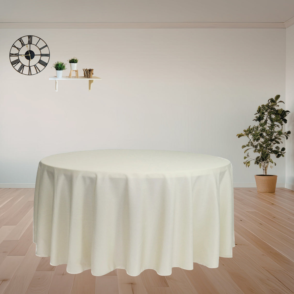 Premium Polyester Round Tablecloth (Made in USA)