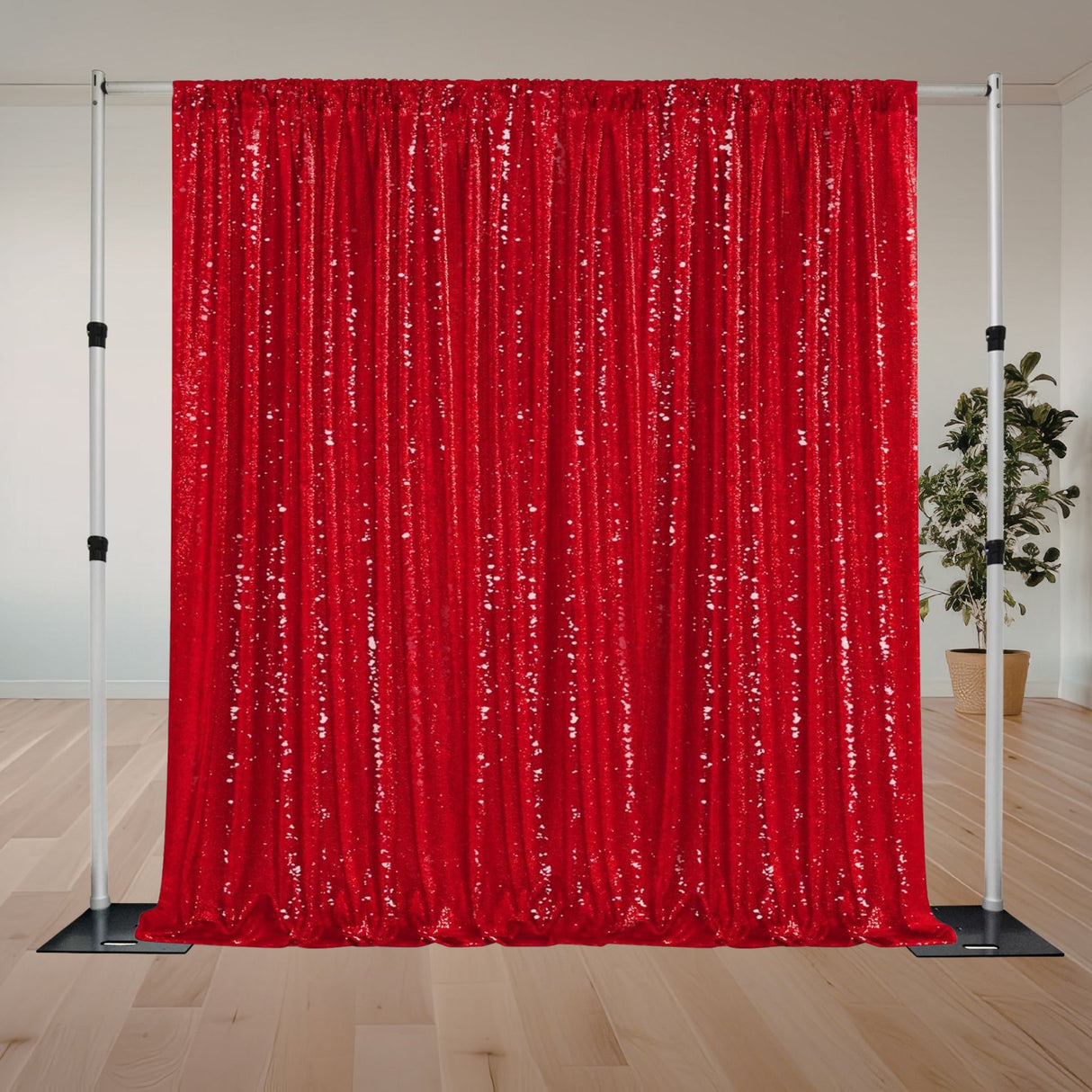 Premium Sequin Curtain Backdrop Panel (5' x 12') (Made in USA)