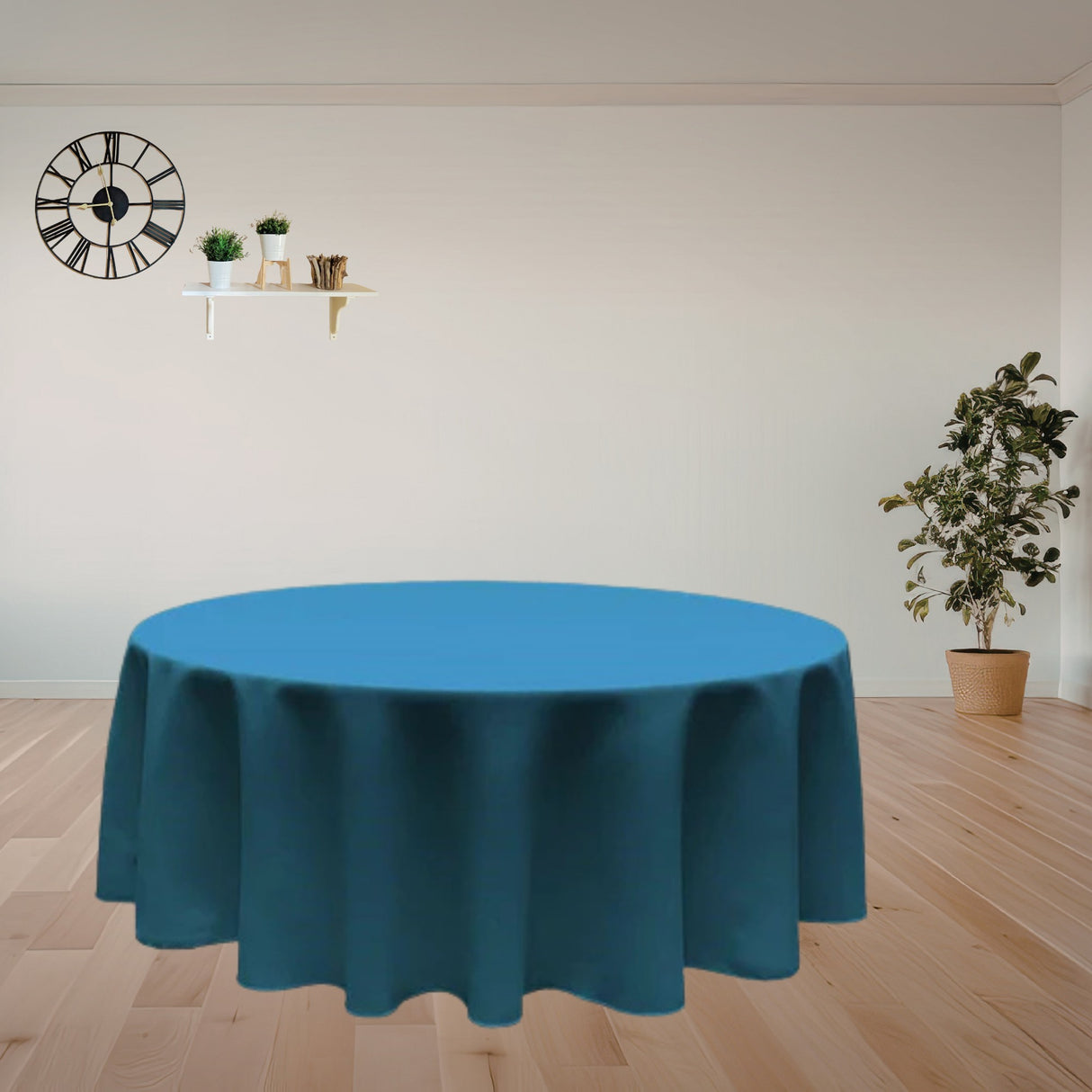 Premium Polyester Round Tablecloth (Made in USA)