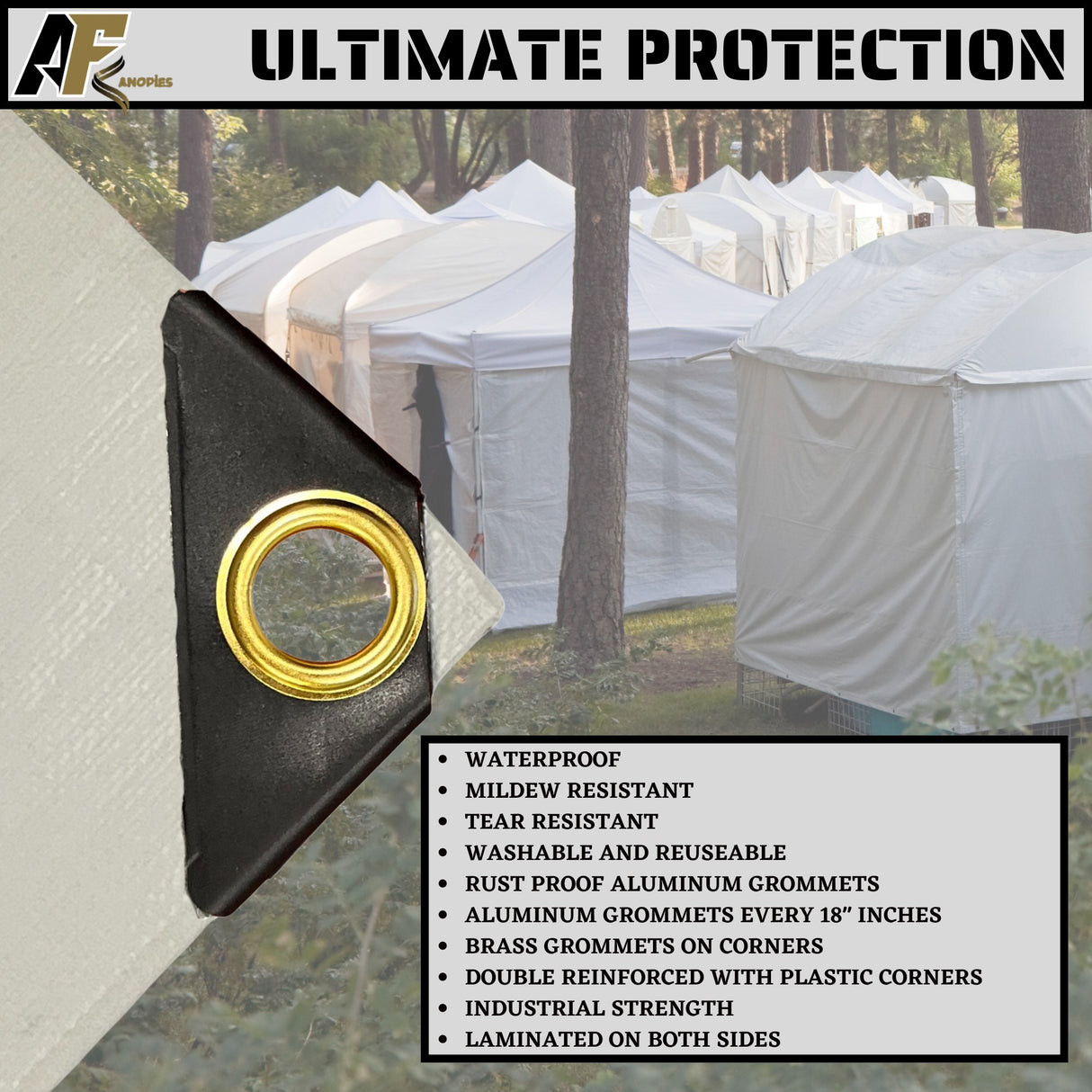 White Super Heavy Duty Poly Tarp