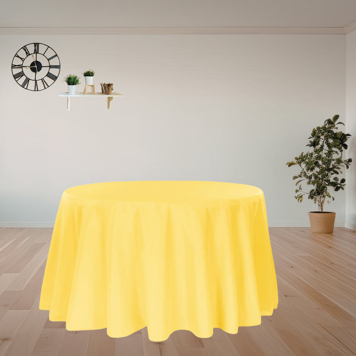 Premium Polyester Round Tablecloth (Made in USA)