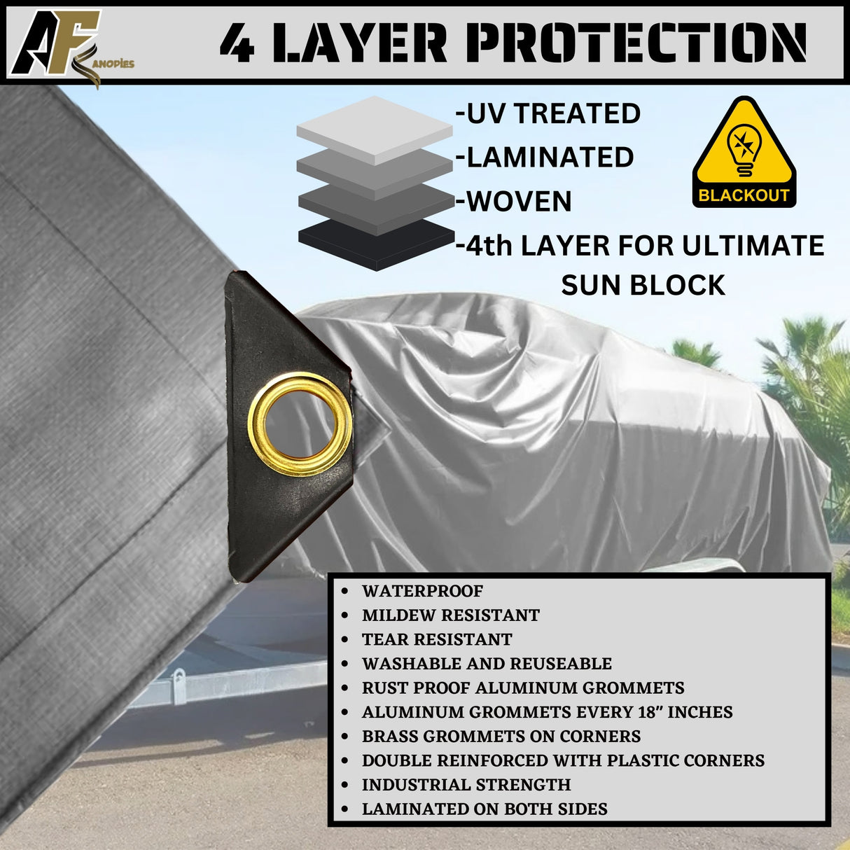 Silver Super Heavy Duty Poly Tarp