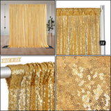 Premium Sequin Curtain Backdrop Panel (5' x 12') (Made in USA)