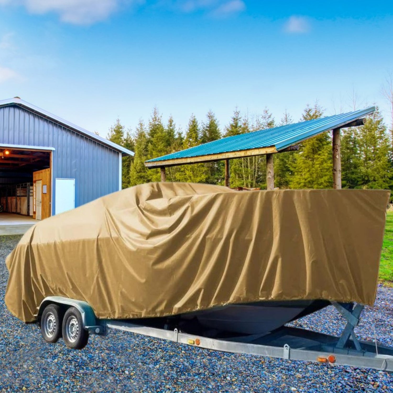 Beige Ultra Heavy Duty Poly Tarp