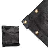 95% Industrial Privacy Black Mesh Tarp