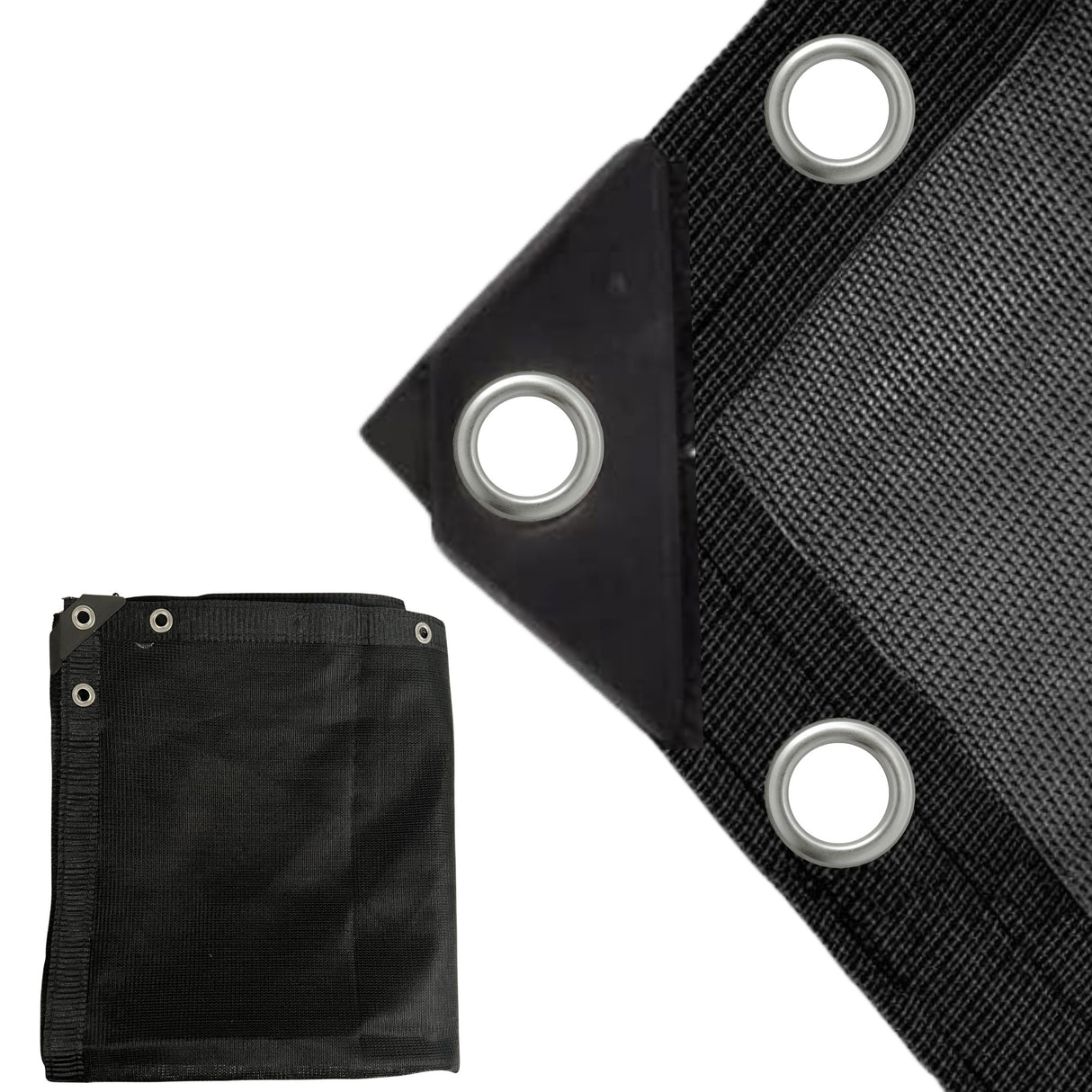 73% Shade Black Mesh Tarp