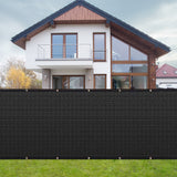 95% Industrial Privacy Black Mesh Tarp