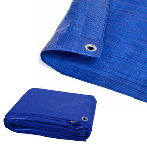 blue poly tarp