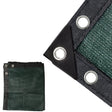 Dark Green Privacy Mesh Tarp