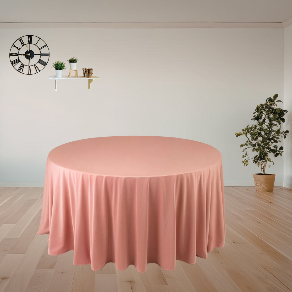 Premium Polyester Round Tablecloth (Made in USA)