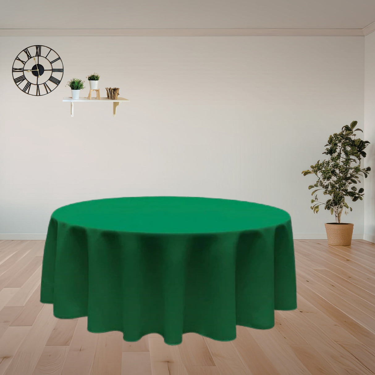 Premium Polyester Round Tablecloth (Made in USA)