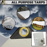 White Ultra Heavy Duty Poly Tarp