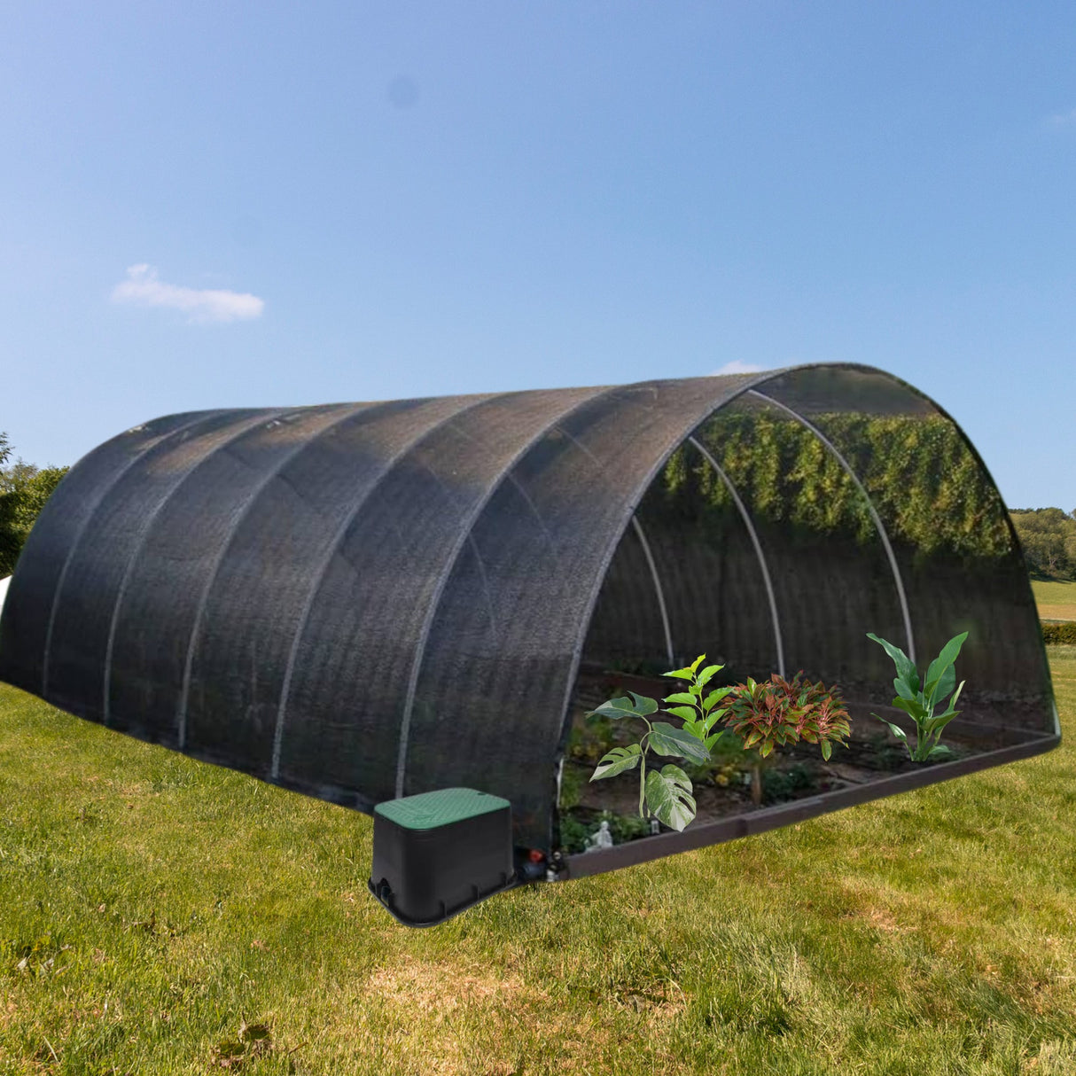 73% Shade Black Mesh Tarp