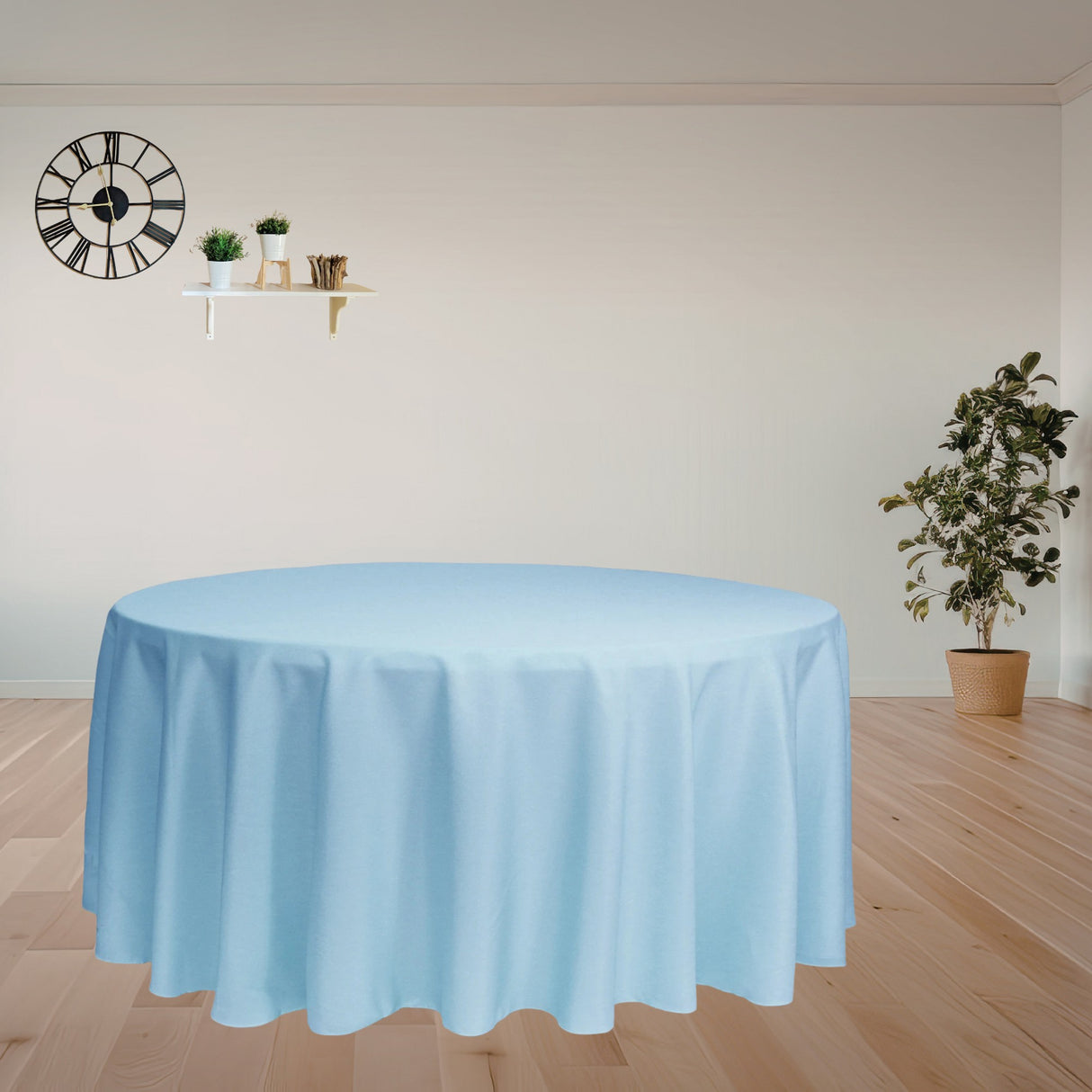 Premium Polyester Round Tablecloth (Made in USA)