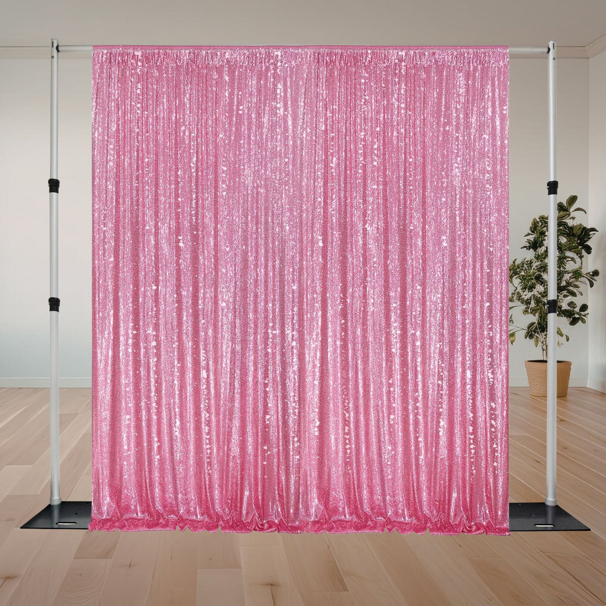 Premium Sequin Curtain Backdrop Panel (5' x 12') (Made in USA)