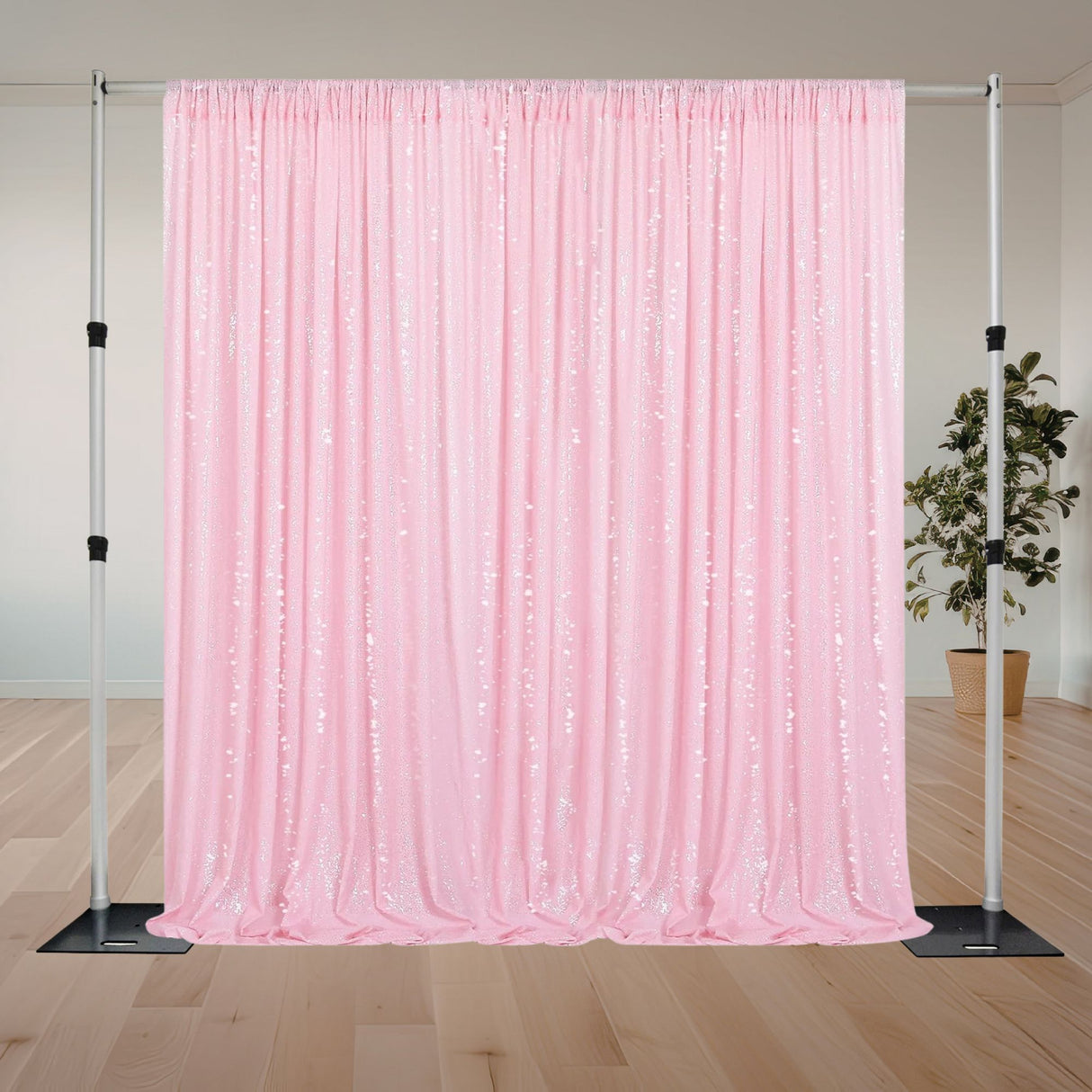 Premium Sequin Curtain Backdrop Panel (5' x 12') (Made in USA)