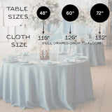Premium Polyester Round Tablecloth (Made in USA)