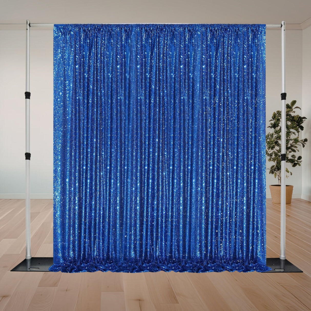 Premium Sequin Curtain Backdrop Panel (5' x 12') (Made in USA)
