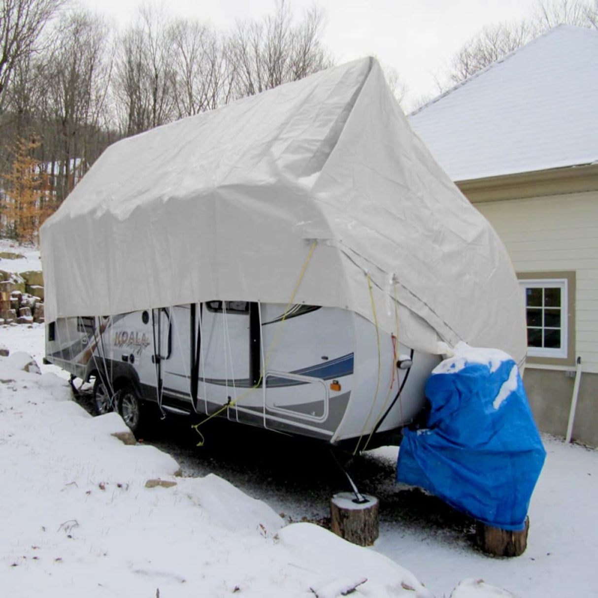 White Ultra Heavy Duty Poly Tarp