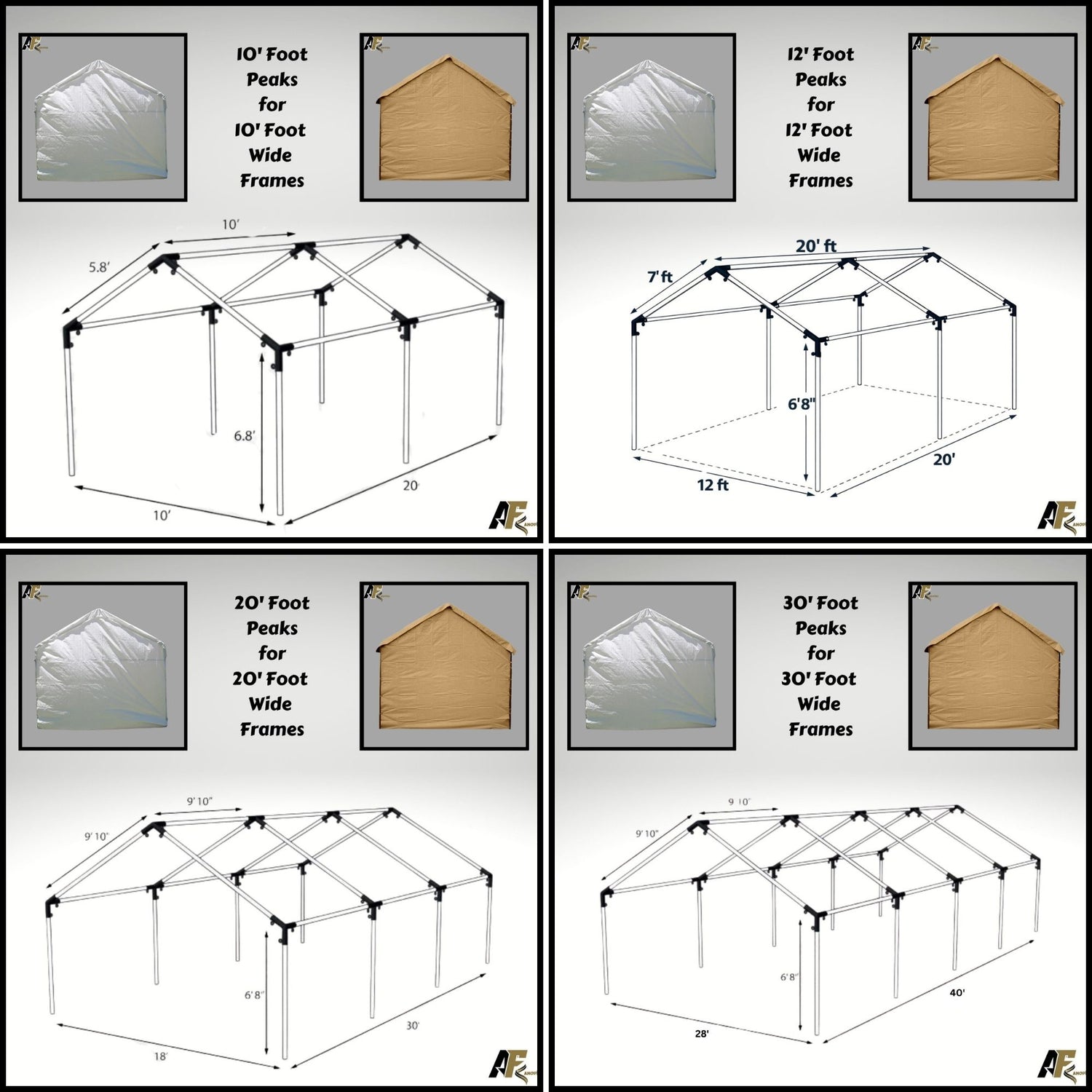 Canopy Back End Panel