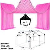 Premium Kiana Interlock Poly Canopy Draping Panel (Made in USA)