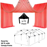 Premium Kiana Interlock Poly Canopy Draping Panel (Made in USA)