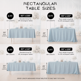 Rectangular Premium Polyester Tablecloth (Made in USA)